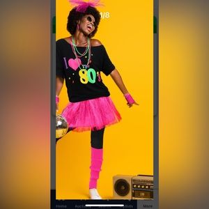 Vabean 19 Pcs 80s Costume Set